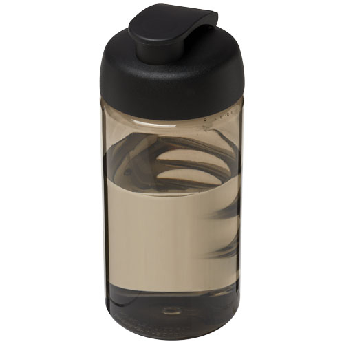 Bouteille de sport 500ml personnalisable H2O Active® Charbon et Noir